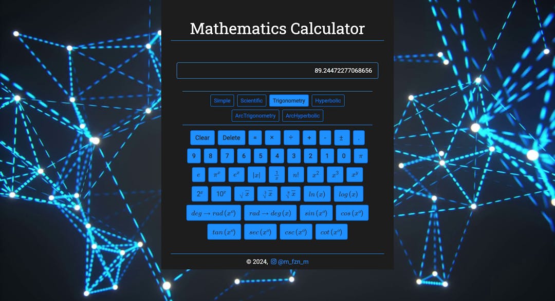 Mathematics Calculator